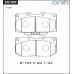 Дисковые тормозные колодки ADVICS передние SN109P