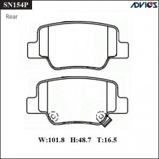 Дисковые тормозные колодки ADVICS SN154P
