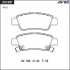 Дисковые тормозные колодки ADVICS SN198P Дисковые тормозные колодки ADVICS SN198P