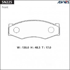 Дисковые тормозные колодки ADVICS SN225