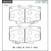 Дисковые тормозные колодки ADVICS передние SN265P