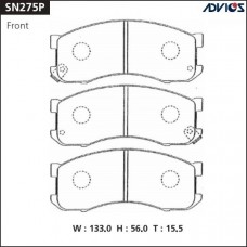 Дисковые тормозные колодки ADVICS SN275P