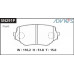Дисковые тормозные колодки ADVICS передние SN291P