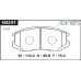 Дисковые тормозные колодки ADVICS передние SN297