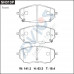 Дисковые тормозные колодки ADVICS передние SN313P