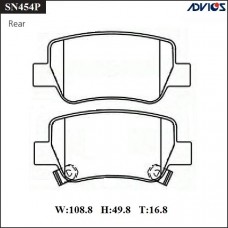 Дисковые тормозные колодки ADVICS SN454P