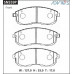 Дисковые тормозные колодки ADVICS передние SN559P