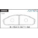 Дисковые тормозные колодки ADVICS передние SN566