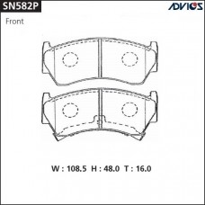 Дисковые тормозные колодки ADVICS SN582P