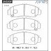 Дисковые тормозные колодки ADVICS передние SN595P Дисковые тормозные колодки ADVICS передние SN595P