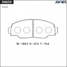 Дисковые тормозные колодки ADVICS SN650