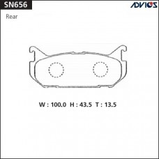 Дисковые тормозные колодки ADVICS SN656