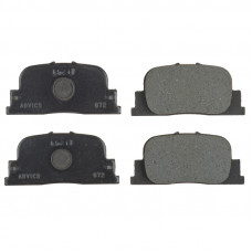 Дисковые тормозные колодки ADVICS задние SN672