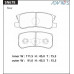 Дисковые тормозные колодки ADVICS задние SN678