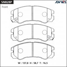 Дисковые тормозные колодки ADVICS SN828P