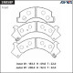 Дисковые тормозные колодки ADVICS SN858P