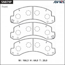 Дисковые тормозные колодки ADVICS SN879P