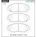 Дисковые тормозные колодки ADVICS передние SN903P