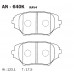 Дисковые тормозные колодки AKEBONO AN640K