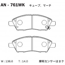 Дисковые тормозные колодки AKEBONO AN761WK