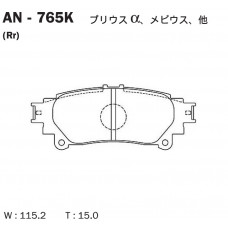 Дисковые тормозные колодки AKEBONO AN765K