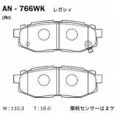 Дисковые тормозные колодки AKEBONO AN766WK