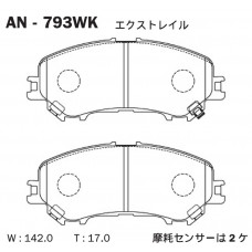 Дисковые тормозные колодки AKEBONO AN793WK