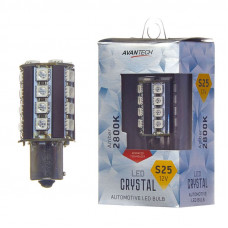 Лампа светодиодная Avantech 12V LED S25 BAU15s 2800K (оранж.+ резистор), 1 шт. ALB0118 Лампа светодиодная Avantech 12V LED S25 BAU15s 2800K (оранж.+ резистор), 1 шт. ALB0118