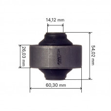 Сайлентблок переднего нижнего рычага, задний Avantech ASB0511