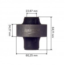 Сайлентблоки переднего нижнего рычага задний Avantech ASB4167