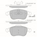 Колодки тормозные дисковые Avantech передние (противоскрипная пластина в компл.) AV003