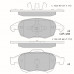 Колодки тормозные дисковые Avantech передние (противоскрипная пластина в компл.) AV037 Колодки тормозные дисковые Avantech передние (противоскрипная пластина в компл.) AV037