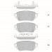 Колодки тормозные дисковые Avantech задние AV1203