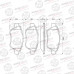 Колодки тормозные дисковые Avantech передние (Без датчика)  Заменён на арт. AV094 AV1605