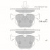 Колодки тормозные дисковые Avantech задние (противоскрипная пластина в компл.) AV206