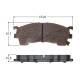 Колодки тормозные дисковые Avantech передние (противоскрипная пластина в компл.) AV792