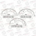 Колодки тормозные барабанные AVANTECH AVS0119