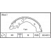 Колодки тормозные барабанные AVANTECH AVS0125 Колодки тормозные барабанные AVANTECH AVS0125