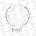 Колодки тормозные барабанные AVANTECH AVS0212