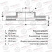 Диск тормозной передний AVANTECH BR0103S