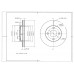 Диск тормозной передний AVANTECH BR0243S