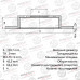 Диск тормозной задний AVANTECH BR0306S
