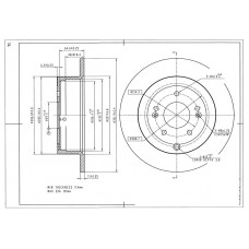 Диск тормозной задний AVANTECH BR1012S