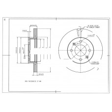 Диск тормозной передний AVANTECH BR1020S