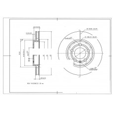 Диск тормозной задний AVANTECH BR3017S
