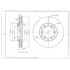 Диск тормозной передний AVANTECH BR3027S