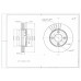 Диск тормозной передний AVANTECH BR3041S