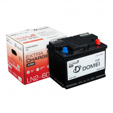 Аккумулятор DOMEI AGM Extra CHARGER EN LN2 - 60EC, 60Ah, 680A, 242x175x190, бортик LN260EC