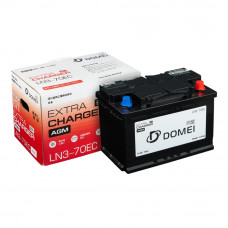 Аккумулятор DOMEI AGM Extra CHARGER EN LN3 - 70EC, 70Ah, 760A, 278x175x190, бортик LN370EC