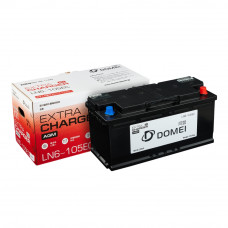 Аккумулятор DOMEI AGM Extra CHARGER EN LN6 - 105EC, 105Ah, 950A, 389x175x190, бортик LN6105EC